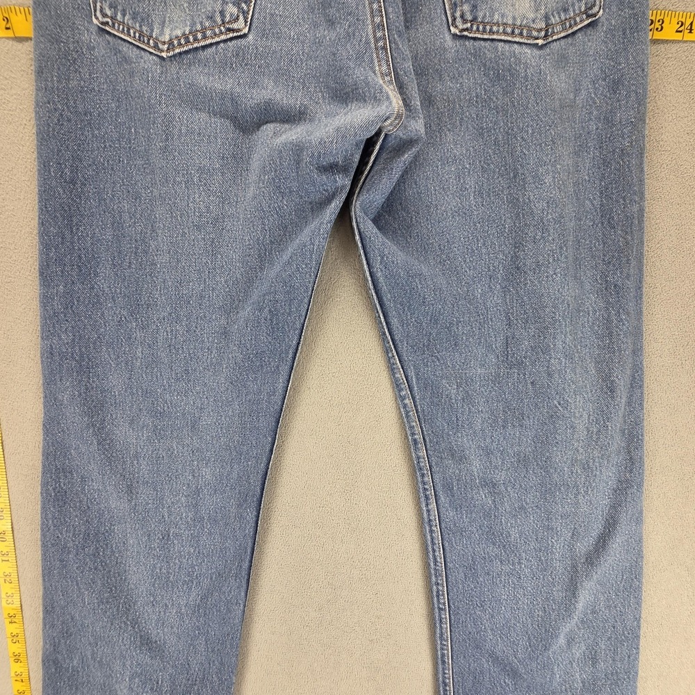 Vintage Levis 501 Jeans Mens Blue Straight Button Fly Made in USA 90s Fits 32x30 - Picture 15 of 16